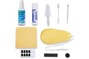 Nan Yante Clarinet Cleaning Kit – 10 PCS Maintenance Set with Key Oil, Cork Grease, Brushes, Body Swab, Thumb Rest, Reed Case & Pads for Students and Musicians