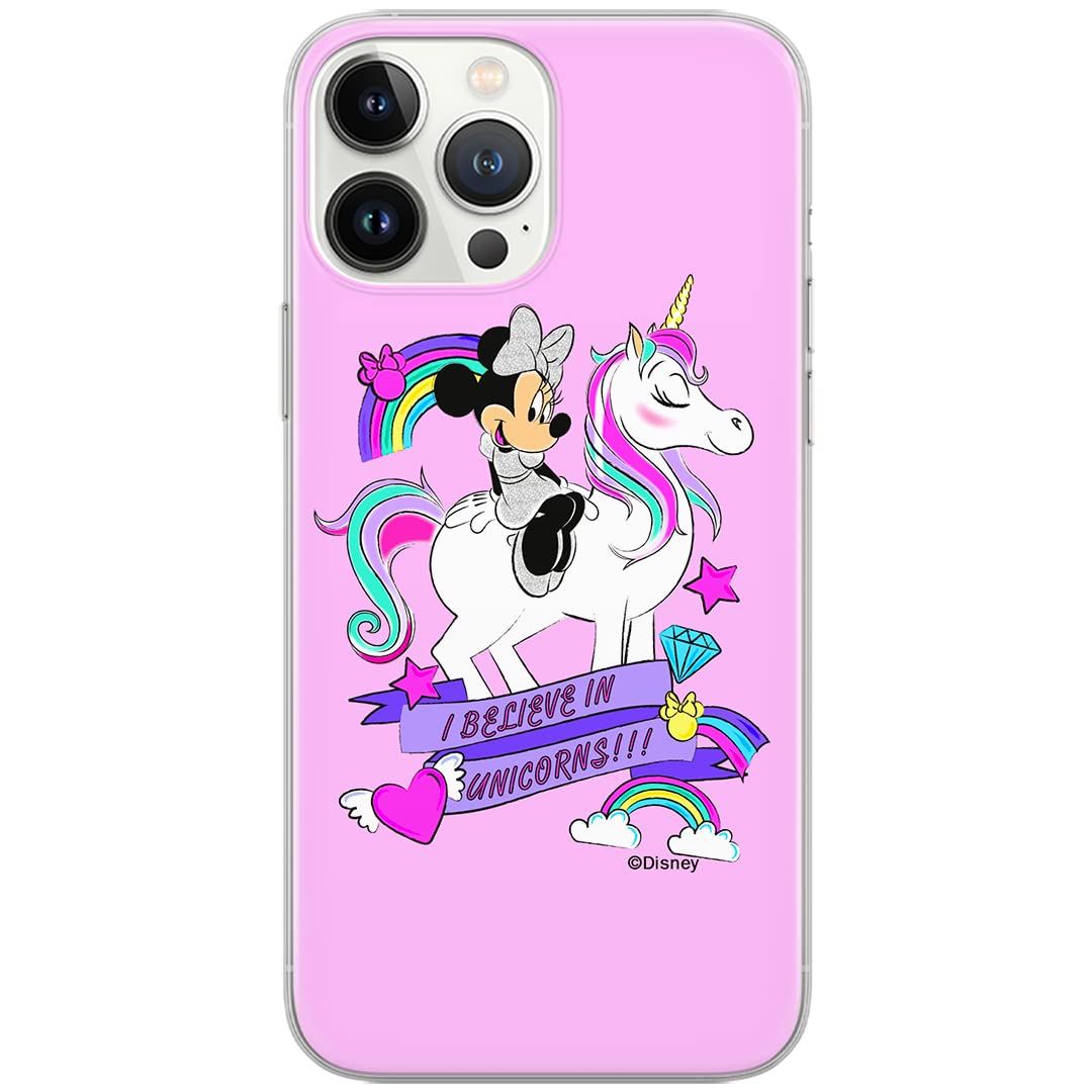 ERT GROUP mobile phone case for iPhone 13 PRO original and officially licensed Disney pattern Minnie 035 optimally adapted to the shape of the mobile phone, case made of TPU