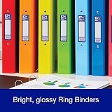 Oxford Premium A4 Ring Binder Light Green 25mm 40mm Spine Laminated view 8