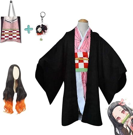 Amazon Shinykids 鬼滅の刃用 子供服 ウィッグ 付き 竈門 禰豆子 子供 コスプレ衣装 キッズコスプレ かまど ねずこ 服 ハロウィン 仮装 子供 女の子 コスチューム 小道具付き 誕生日プレゼント パーティー イベント 学園祭 文化祭 鬼滅の刃周辺 贈り物 ねずこバッグ Amazon Shinykids 鬼滅の刃用 子供服 ウィッグ 付き 竈門 禰豆子 子供 コスプレ衣装 キッズコスプレ かまど ねずこ 服 ハロウィン 仮装 子供 女の子 コスチューム 小道具付き 誕生日プレゼント パーティー イベント 学園祭 文化祭 鬼滅の刃周辺 贈り物 ねずこバッグ