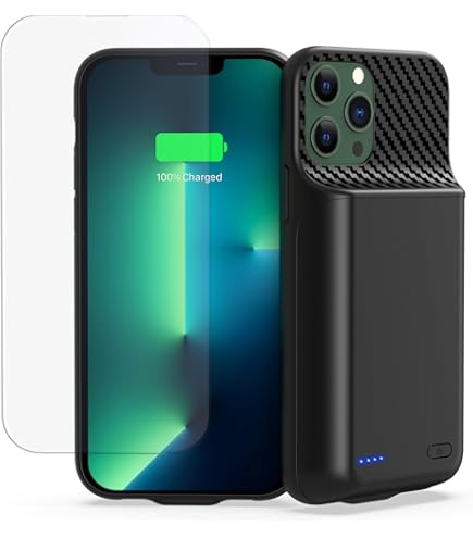 Amazon.com: Battery Case for iPhone 13 Pro, Upgraded 10000mAh