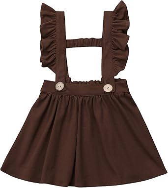 suspender skirt for baby girl