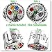 Birthstone Charms for European Charm Bracelets Stainless Steel Family Tree