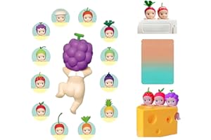 ShanweiYuan Angel Doll,Fruits Version Blind Box, Little car Ornament, Phone Accessory - Sunny Doll -1 Sealed Blind Bag (E-Random)
