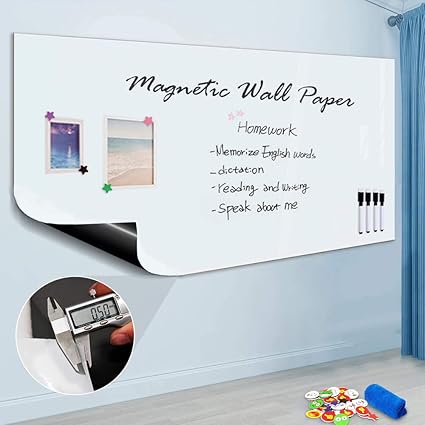 Amazon Zhidian 磁気ホワイトボードステッカー 壁 ドア用 48インチ X 36インチ Lサイズ 粘着ホワイトボード 壁紙 ホワイトボード コンタクトペーパー 大型ドライイレースシート フィルム オフィス 家庭 学校用 ホワイトボード 文房具 オフィス用品 Amazon Zhidian 磁気ホワイトボードステッカー 壁 ドア用 48インチ X 36インチ Lサイズ 粘着ホワイトボード 壁紙 ホワイトボード コンタクトペーパー 大型ドライイレースシート フィルム オフィス 家庭 学校用 ホワイトボード 文房具 オフィス用品