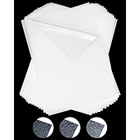 PLANTIONAL Double Sided Iron On Adhesive Sheets: 20 PCS Heavy Weight A4 Size Double-Sided Press-on Patch Heat Melt Fabric Glu