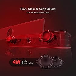 Redragon GS560 RGB Desktop Soundbar, 2.0 Channel