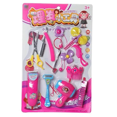 Euyouzi Hair Stylist Set Kids Hairdresser Tools Girls Beauty