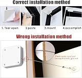 DODUOS 2Pcs Automatic Door Closer White Punch-Free Sensor Door Closers ZTH-A370 view 3