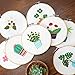 Learn to Embroidery Kits for Beginners, Pre-Stamped Cross Stitch Kits with Pattern, Hoop, Color Threads, Tools & Instruction for DIY Arts and Crafts