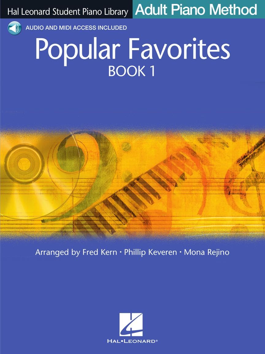 Hal Leonard Student Piano Library Adult Popular Favorites Bk/Cd 1 Pf