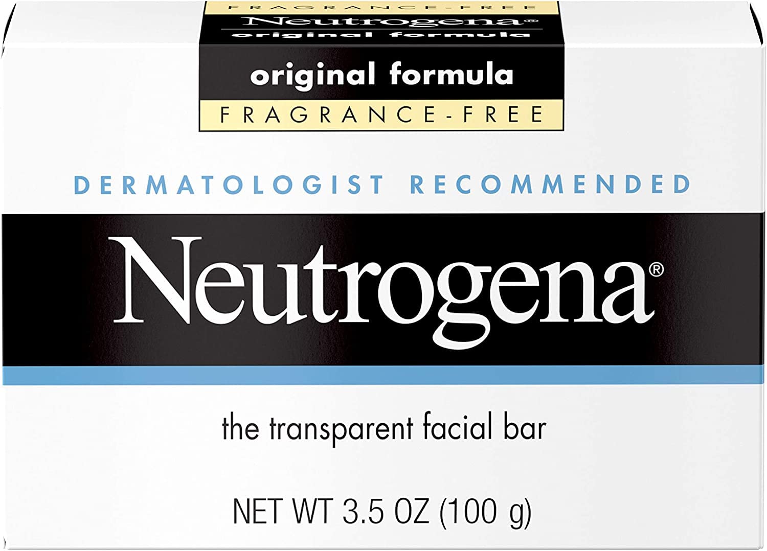 Neutrogena transparent facial riegel, 3.5oz