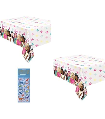 Creative Converting Candy Pink Plastic Tablecover - 54x108 Inch Rectangular Party Table Cover