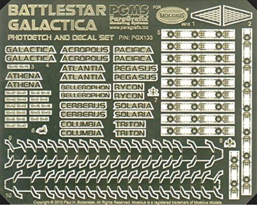 ParagrafixBattlestar Galactica Model Photoetch and Decal Set PGX133