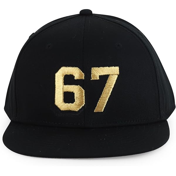 RIVEMUG Team Number 67 Embroidered Trucker Hat Curved Bill Mid