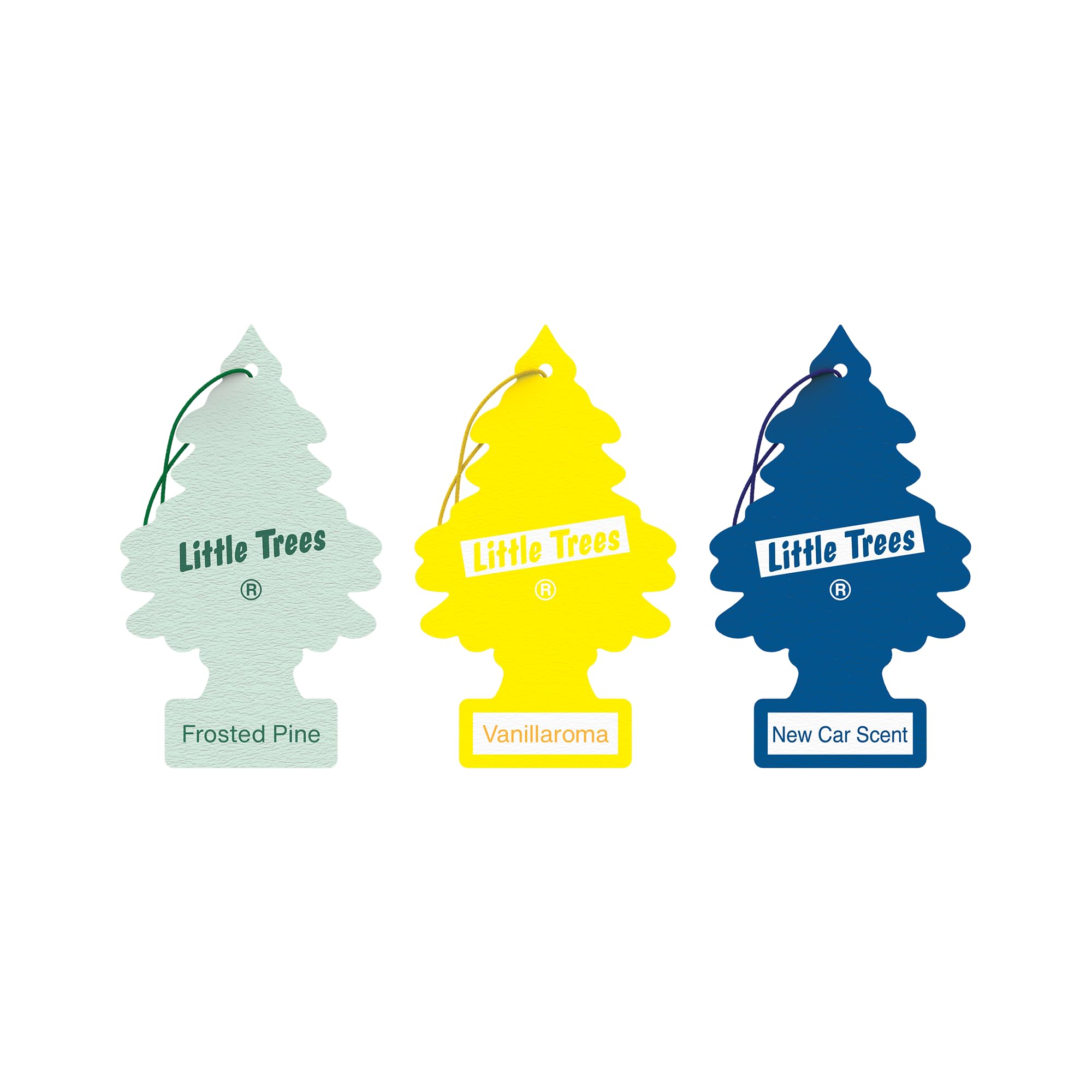 Little Trees Air Freshener, Traditional Fragrances, Pack of 3 (Packaging may vary)