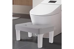 6.7 Inch Step Stool,Portable Plastic Foot Stool,Non-Slip Potty Stool for Bathroom