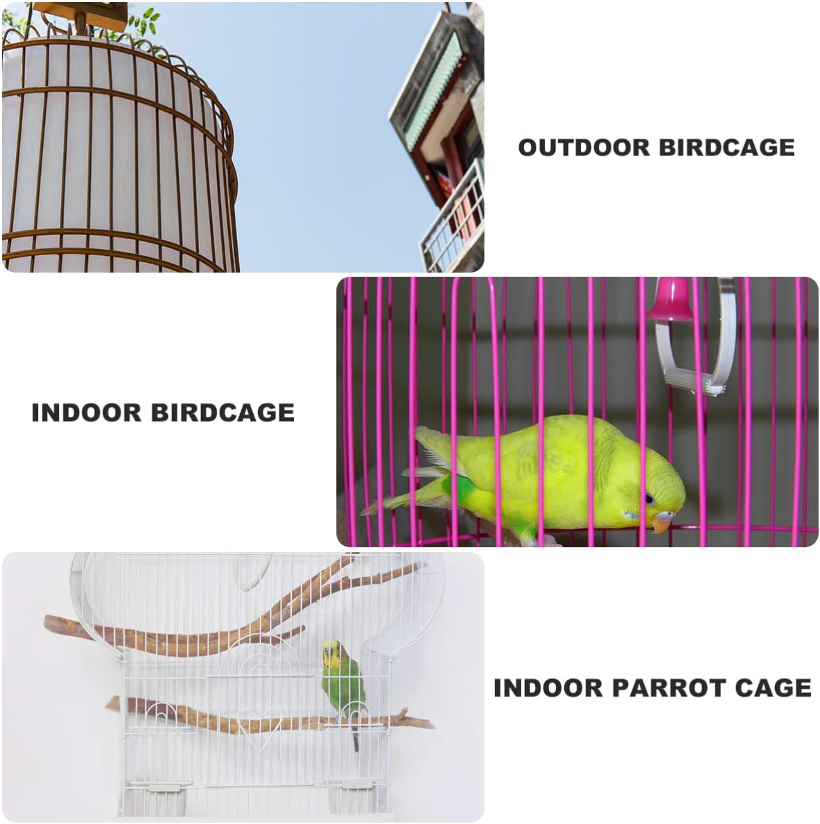 POPETPOP Bird cage Cover Waterproof Sunscreen dustproof pet cage pet cage Cover Birdcage Light Covers Skirt Accessories : Pet Supplies