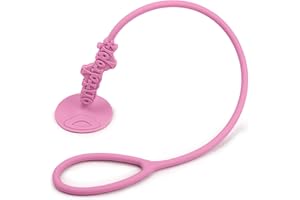 DON’T DROP IT Don't Drop It ® Silicone Suction Cup Strap Tether - Keep Cups, Bottles, Toys, and More from Hitting The Floor - Easily Attaches to Smooth Sufaces on High Chairs, Tables, Bouncers, Walker Trays, etc.