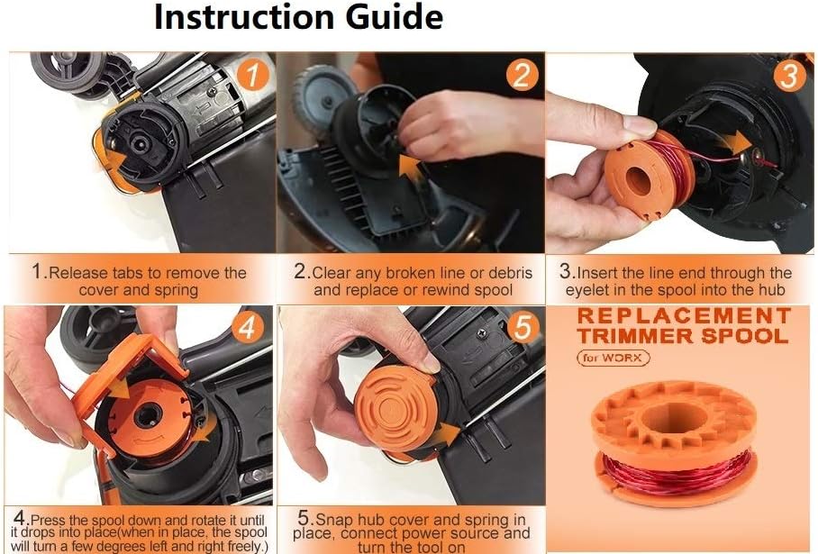 worx weed eater replacement cap