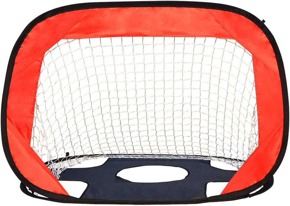 IESTARING 2 in 1 Soccer Goal for Kids Foldable and Portable Pop-Up Soccer Net Toy with Carry Bag Perfect for Home Indoor Outdoor Backyard Garden Sports and Practice (43" L X 30" W) : Sports & Outdoors