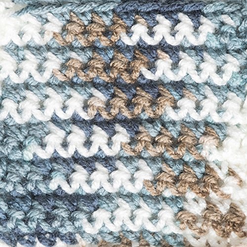 Caron Jumbo Ombre Yarn -Medium Worsted Gauge 4 thickness of the yarn -100% Acrylic- 12 oz - Country Basket - Machine Wash & Dry