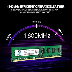 16GB (2X8GB) PC3-12800U DDR3-1600 UDIMM 2Rx8 DIMM