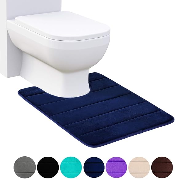 4-teiliges Duschvorhang-Set Mit Highland Cow-Muster – Wasserdicht, Inkl. Matte & WC-Sitz, Rustikaler Look
