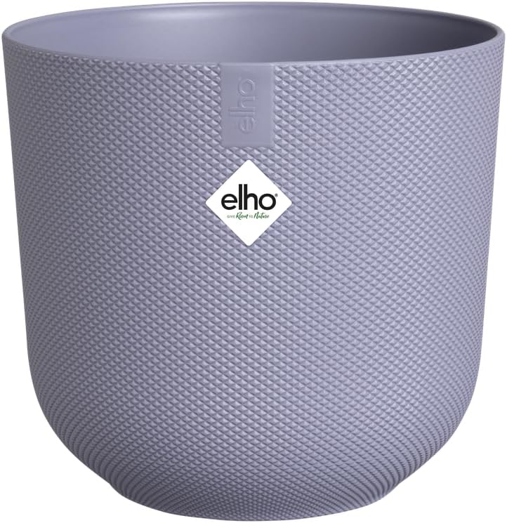 elho Jazz Round 26cm Purple Lavender Flower Pot 3 Year Warranty