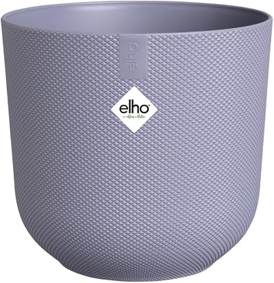 elho Jazz Round 23cm Flower Pot Purple Lilac Recycled Plastic
