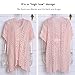 shermie Swimsuit Coverup for Women V Neck Loose Crochet Hollow Out Beach Coverups Pink