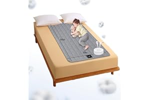 COUSLEWI Grounding Mat for Bed Cotton Grounding Mat Earth Connected Mat Grounded Pad for Enhanced Sleep Balance Restoration, 35"x 50"