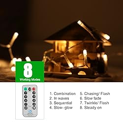Icicle Lights Outdoor - 33 FT 384 LED Icicle