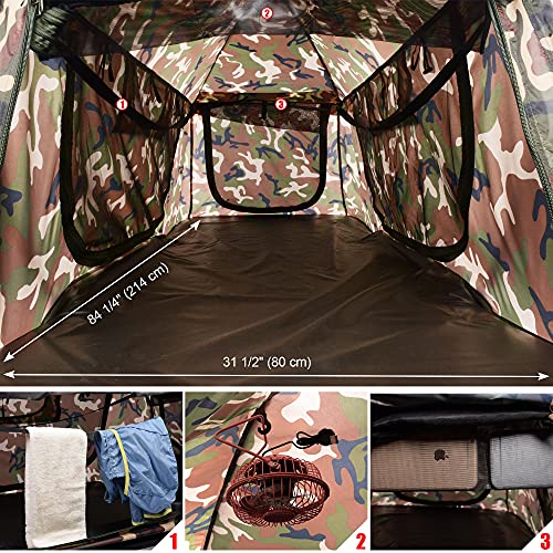 Folding Oversized Tent Cot Portable 1Person Waterproof Tent