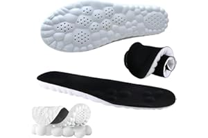 SAGRY Cloud Insole, Ultra Comfort Insoles, Orthopedic Insoles for Women & Men - Plantar Fasciitis Insoles - Sports Shoe Insoles, Anti Fatigue, Shock Absorption, Foot Pain Relief (Black, Men: US 8-11)