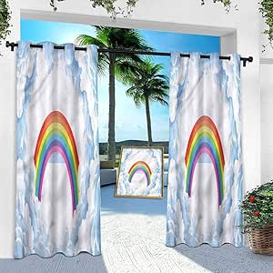 Aishare Store - Cortinas para exteriores, diseño de dibujos animados