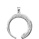 Claddagh Gold Exquisite Sterling Silver Japanese Enso Circle Pendant