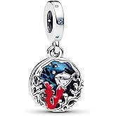 NUNUYAYA Charms Beads 925 Sterling Silver Animal Heart Flower Friend Dangle Pendant with 5A Cubic fits for Charms Bracelets for Woman Valentine's Day Mother's Day Christmas Graduation Birthday Gift