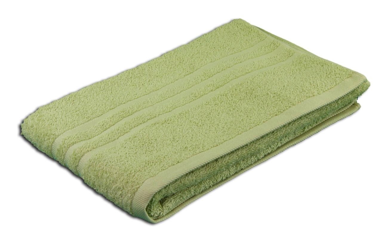 Gözze - Elegant Hand Towel Set of 2, Sylt, 100% Cotton, Heavy Weight (440 g/m²), 50 x 100 cm - Lime