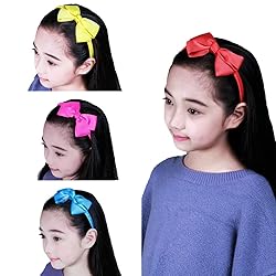 7Rainbows Fashion Cute Navy Blue Bow Headband for