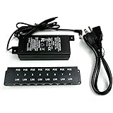 WS-POE-8-48v60w Passive Fast Ethernet Power over Ethernet PoE Injector for 8 IP Cameras, VOIP Phones or Access Points, 48 volts, 60 Watts Total Power