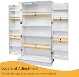 Ezigoo Motion Sensor LED Pantry Cabinet - Freestanding Kitchen Unit view 6
