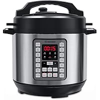MOOSOO 14-in-1 Electric Pressure Cooker, 8 Quart Instant Pressure Pot with LED Display, Thickened Stainless Steel Rice…