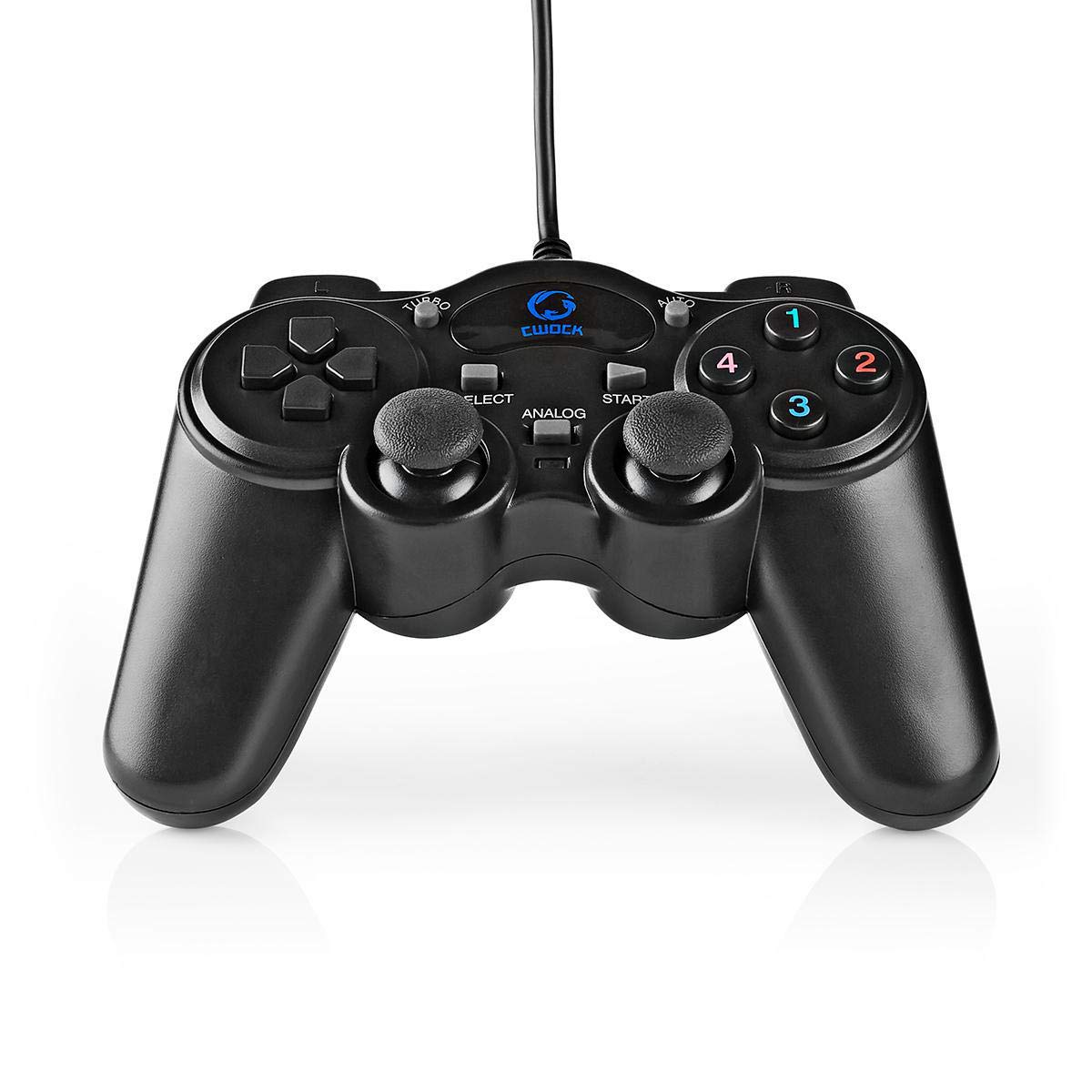 NEDIS Wired Controller Gamepad with Vibration and USB
