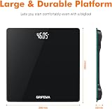 GRIFEMA GA2001-1 Digital Scale Body Weight 150kg 330lb 26x26cm view 2