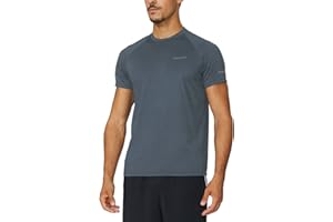 BALEAF Men's Workout Running Shirts Short Sleeve Athletic T-Shirt Quick Dry