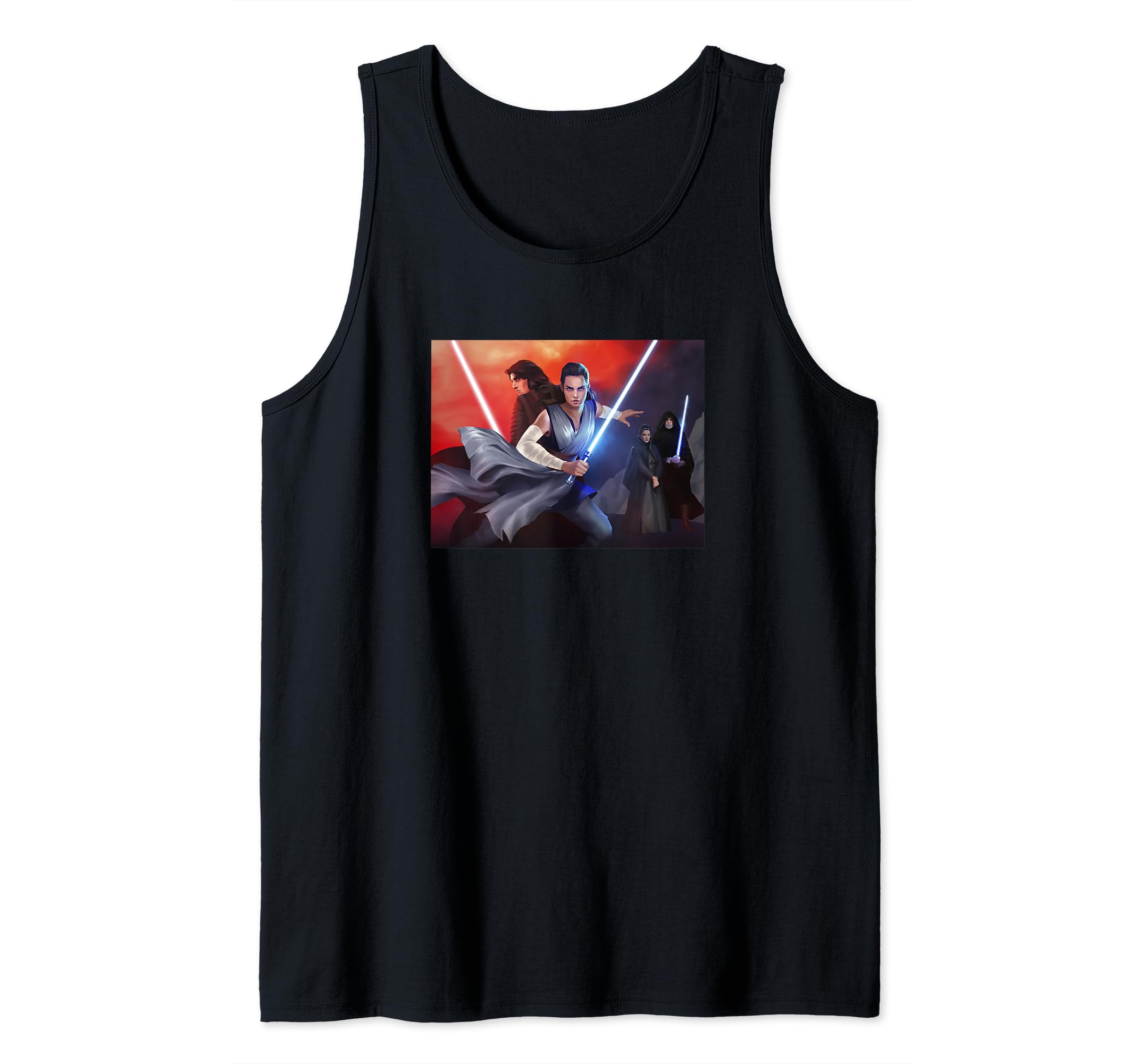 Star Wars: The Last Jedi Exclusive Rey & Kylo Portrait Tank Top