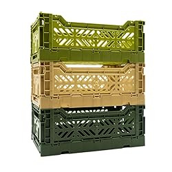 Collapsible Storage Box, Foldable Crate Organizer