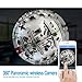 5MP Panoramic Security Camera H.265 360 Degree Fisheye IP Camera with 5.0 Megapixels Infrared and Night Vision for Indoor Use