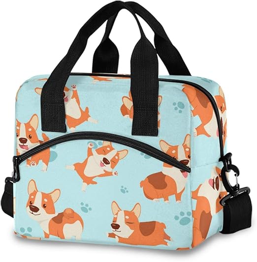 corgi lunch bag